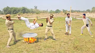 Police vs Satir Kadi Part-4 ll  Amazing  Funny Entertainment Silant Story video 2024 ll#bindassclub