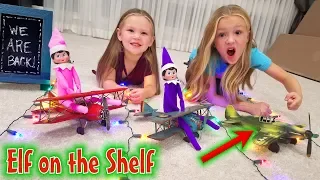 Elf on the Shelf! Airplane Arrival for 2018 With Empty Plane! Day 1