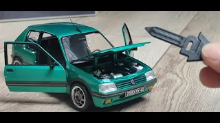 PEUGEOT 205 GTI Griffe 1:18 scale metal model NOREV UNBOXING