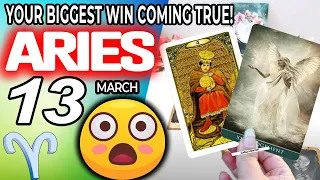 Aries ♈️ 😳YOUR BIGGEST WIN COMING TRUE!🙌💸  horoscope for today MARCH 13 2023 ♈️aries tarot march