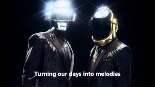 DAFT PUNK - FRAGMENTS OF TIME (LYRICS)