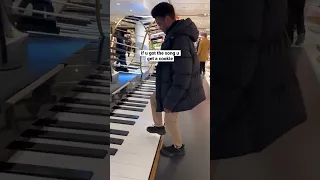 When you find a Floor Piano👀