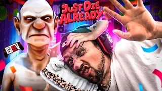 The SAVAGE GRANDPA! Just Die Already, Enough is Enough! (FGTeeV Hilarious Weird Haha Game)