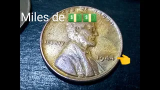 **SÍ LA TIENES Y SE PEGA AL IMÁN!!!ERES MILLONARIO 🤑💰👈☝️1944 CENTAVO LINCOLN 🕵️‍♂️