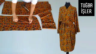 Çok Pratik Kimono Kesimi ve Dikimi | Tuğba İşler