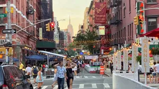 NYC LIVE Explore SOHO, Little Italy & Chinatown on Friday Evening (July 22, 2022)