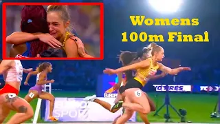 Womens 100m Final | European Athletics Championships Munich 2022 (GINA THE NEW QUEEN)