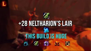+28 Neltharion's Lair - THIS BUILD IS INSANE! - Resto Shaman DF S2 M+ 10.1.5