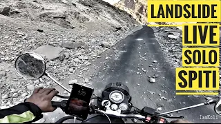Ep. 4 - Landslide 😒 Kalpa To Nako Via Khab Sangam | Solo Delhi To Spiti #spitivalley #royalenfield