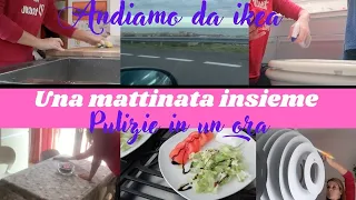 Vlog UNA MATTINATA INSIEME / giro da Ikea / PULIZIE IN UN' ORA