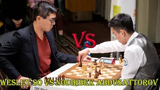 RAPID CHAMPION!! Nodirbek Abdusattorov vs Wesley So || Fischer Random Chess 2022 - R2