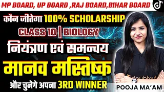 मानव मस्तिष्क | और चुनेगे अपना WINNER - नियंत्रण एवं समन्वय Control & Coordination Class 10 Biology