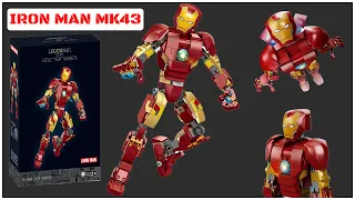 Lego Marvel Iron Man Mark 43 | Marvel Super Heroes Iron Man Speed Build Blocks Unofficial