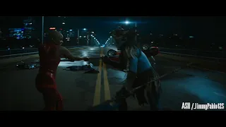 Black Panther Wakanda Forever - Okoye vs Attuma Street Fight Scene