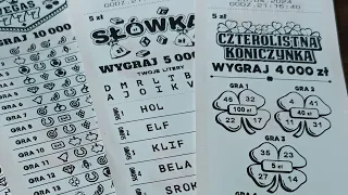 Ekspres Losy ▶️ Vegas 777 z wygraną 💸 Ekstra Pieniądze 💰 Słówka 🧾 Czterolistna Koniczynka 🍀