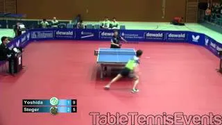 Bastian Steger Vs Masaki Yoshida: Match 5 [German League 2012/2013]