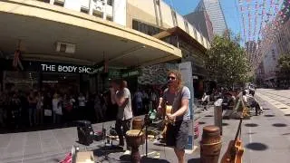 Pierce Brother - Street Performance Melbourne