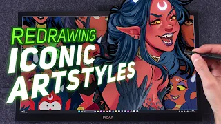 Redrawing Iconic Art Styles ✏️🔥 My Hero Academia, Telltale, Winx Club, and More...