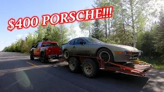 Abandoned 1986 Porsche 944 SAVED! Will It Run & Drive?