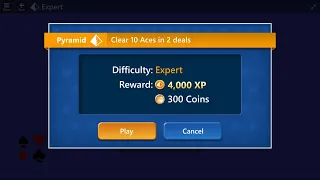 Microsoft Solitaire Collection | Pyramid - Expert | January 13, 2021 | Daily Challenges