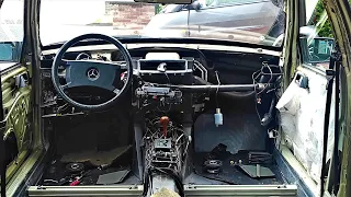 W124 HOW TO: Door panels + remove dashboard + centerconsole + parts attached