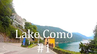 🇮🇹 Driving around the Como Lake, Part #1. South - West coast, from Como to Menaggio.