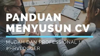 Cara Menyusun CV