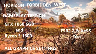 GTX 1060 6GB and Ryzen 5 1600 in 2024 | Horizon Forbidden West | Gameplay Test | All settings