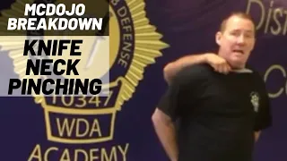 McDojo Breakdown: Knife Neck Pinching