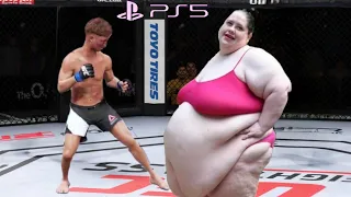 UFC4 | Dooho Choi vs Fat Queen  (EA Sports UFC 4) wwe mma