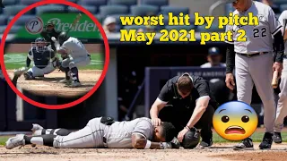 MLB | Hit by pitch 2021 Of May part 2