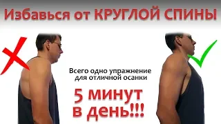 Как Исправить Осанку за 5 минут в день дома