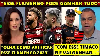 "ESSE FLAMENGO VAI GANHAR TUDO" DENILSON E LÍVIA RASGARAM ELOGIOS AO FLMENGO DE VITOR PEREIRA!