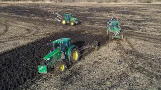 John Deere Team PLOUGHING | JD 7810 + 6170R + 6115M  | Szántás