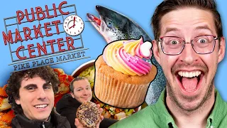 Keith Eats Every Treat At Pike Place Market • Lewberger Pike Place Vlog