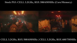 PS3 RSX Overclock Test - Crysis 2 Intro Stage