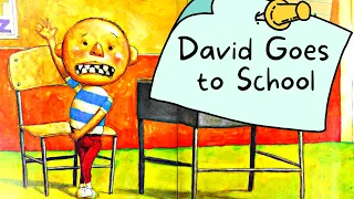 David Goes to School - Animated ( Kids Books Read Aloud ) David School Rules