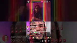 6IX9INE and Nicki Minaj Instagram live!
