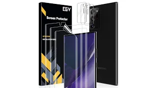 (English) EGV TPU Soft Screen Protector installation Video