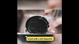 How To Clean / Cast Iron / Staub Grill Pan/ Clean And Care