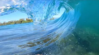 POV Bodyboarding Hawaii slab - raw footage