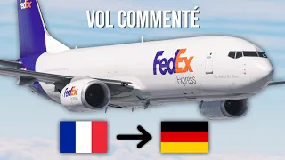 FS2020 - Paris - Stuttgart 737-800 FedEx PMDG