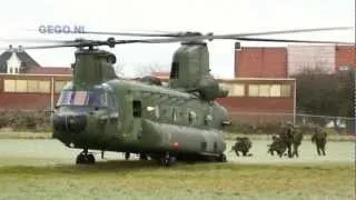 2012 Defensie Oefening te Echt met Apaches en Chinooks