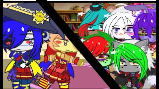 {OLD} Glamrocks react to Sun & Moon AUs || AUs (Mostly mine) || FNAF x GC ||꒰ ”‚Solar..Lunar‛„ ꒱