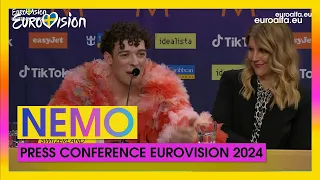 Nemo from Switzerland answering to our question #TheCode #Switzerland #Queer | Eurovision 2024