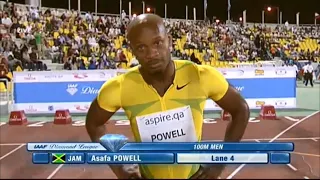Asafa Powell Doha 2010 : Men's 100m Wind PB No.2