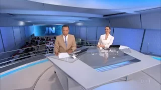 HD | Trechos do último Jornal Nacional no cenário de 2015 - 17/06/2017