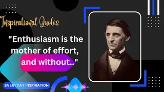 Ralph Waldo Emerson Quotes | Everyday Inspiration #quotes