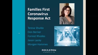 Implementing the Families First Coronavirus Response Act (FFCRA) | Foulston Siefkin LLP