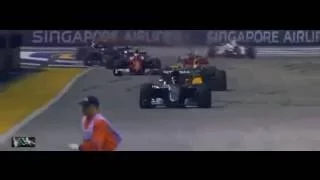 F1 Singapore Marshall on Track 2016